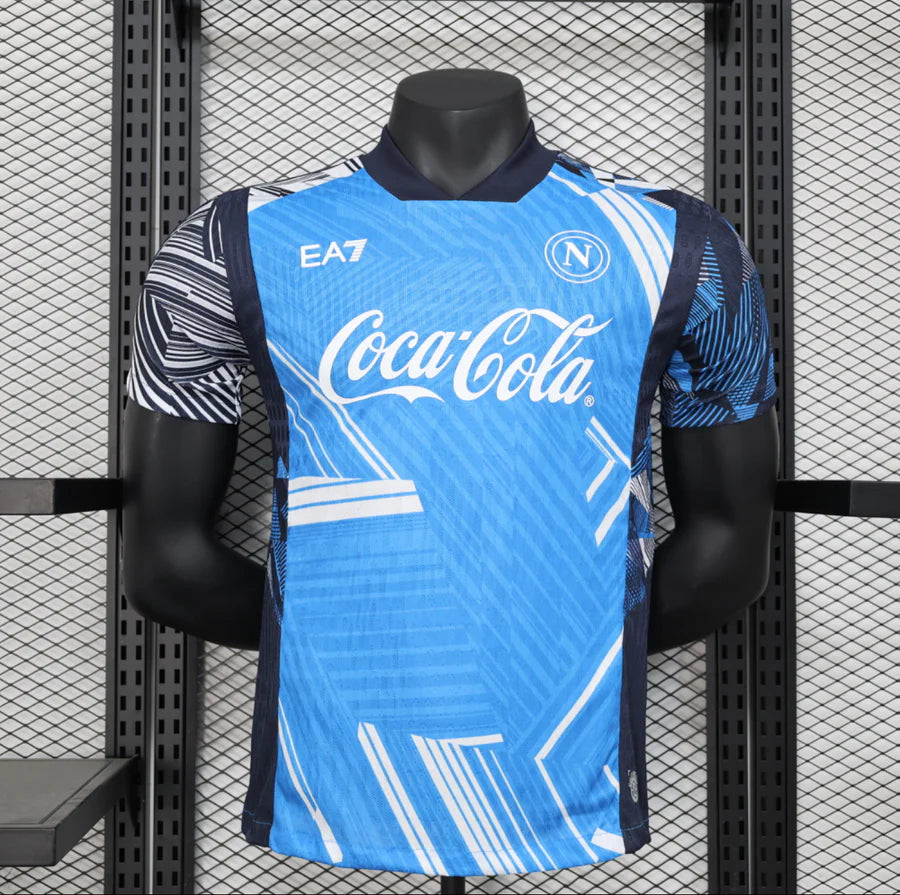 Maillot football Naples/Napoli pré-match Version Player 2024/25