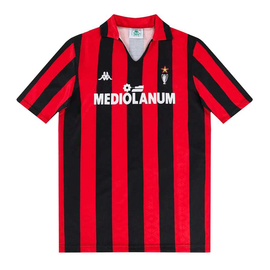 Maillot football Milan AC domicile 1989/90