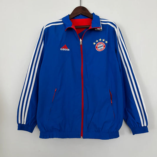 Veste coupe-vent Bayern Munich réversible bleu 2023/24