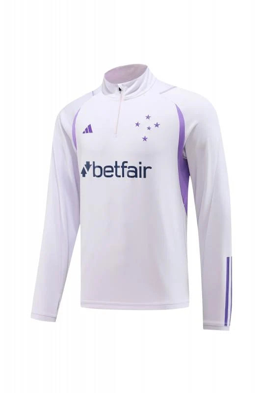 Survêtement Cruzeiro blanc/violet 2023/24