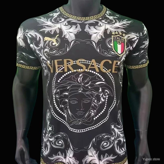 Maillot Italie/Italia Versace Black 2023/24