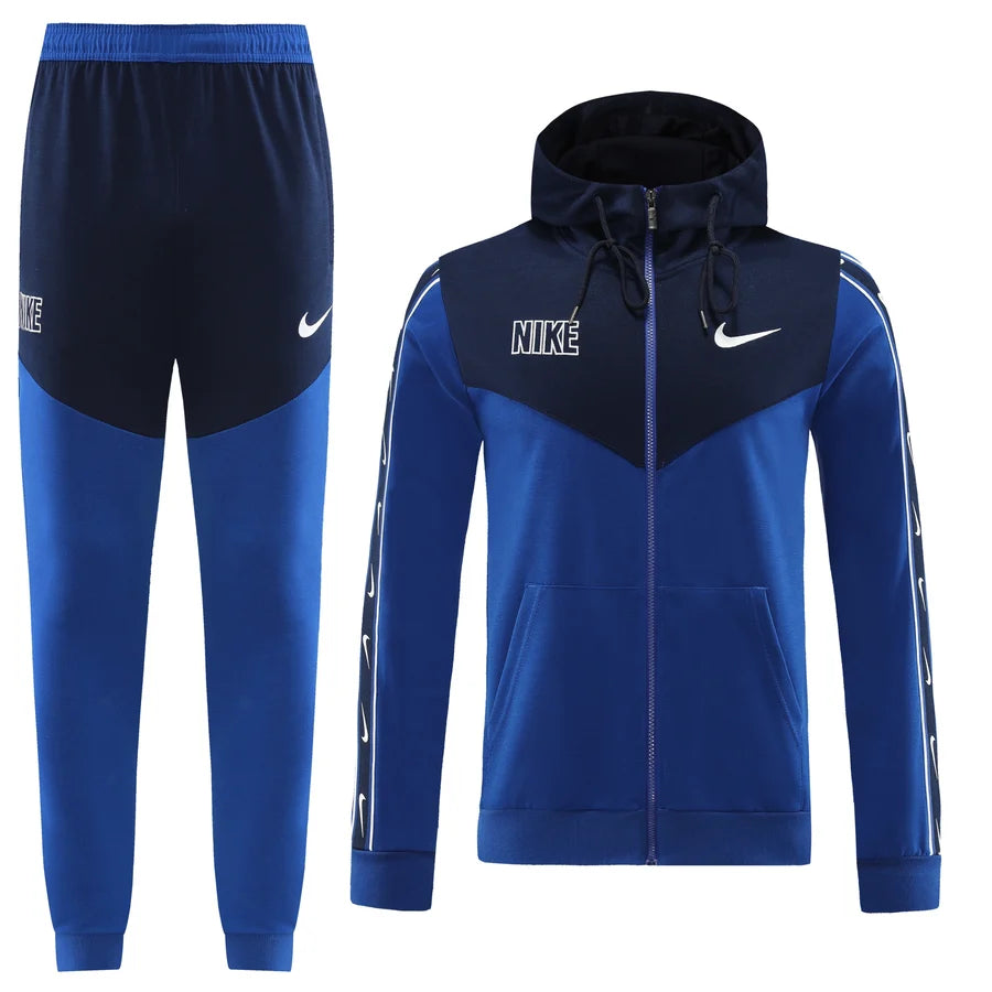 Survêtement jogging Nike Repeat logo bleu