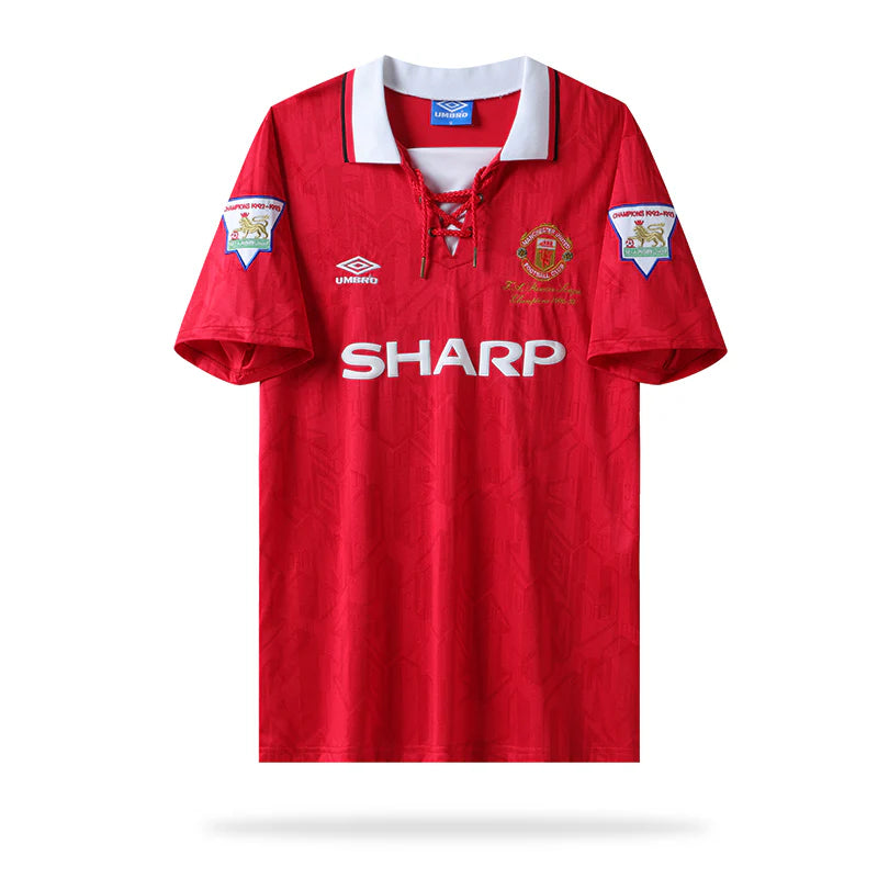 Maillot football Manchester United domicile Champion 1992/94