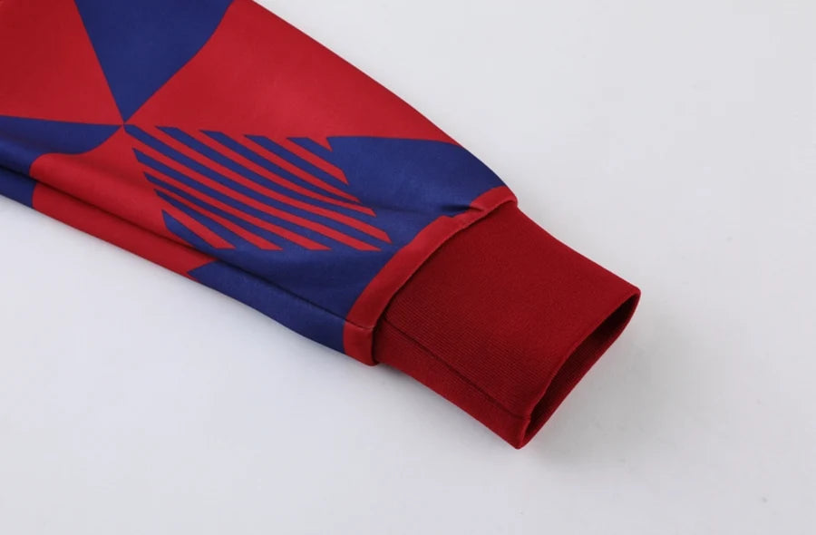 Survêtement FC Barcelone Barcelona rouge/noir 2022/23