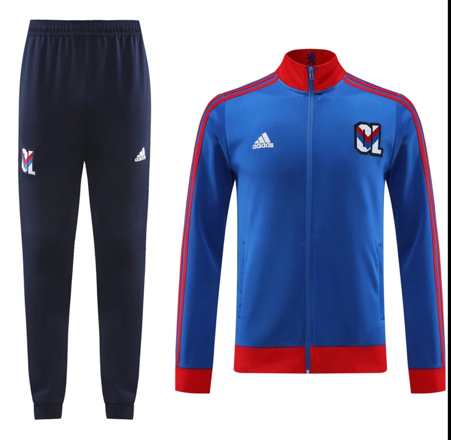 Survêtement OL Lyon bleu/rouge 2023/24