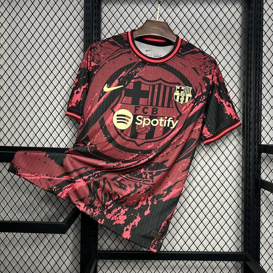 FC Barcelone maillot foot concept Rouge 2024 2025