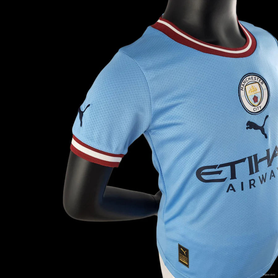 Kit Manchester City domicile 2022/23-Enfant