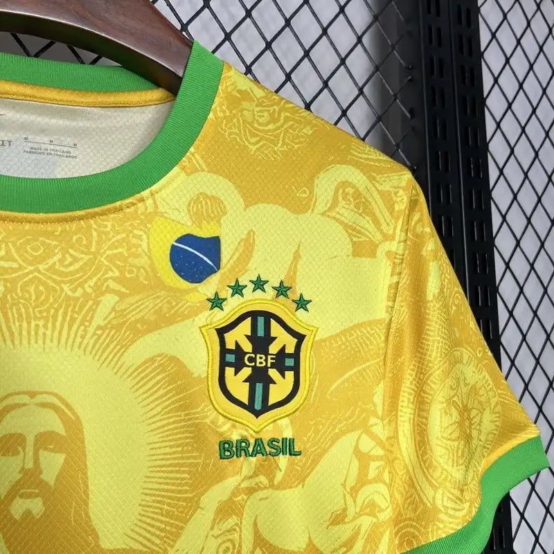 BRÉSIL MAILLOT ÉDITION SPÉCIALE JAUNE 2024/25