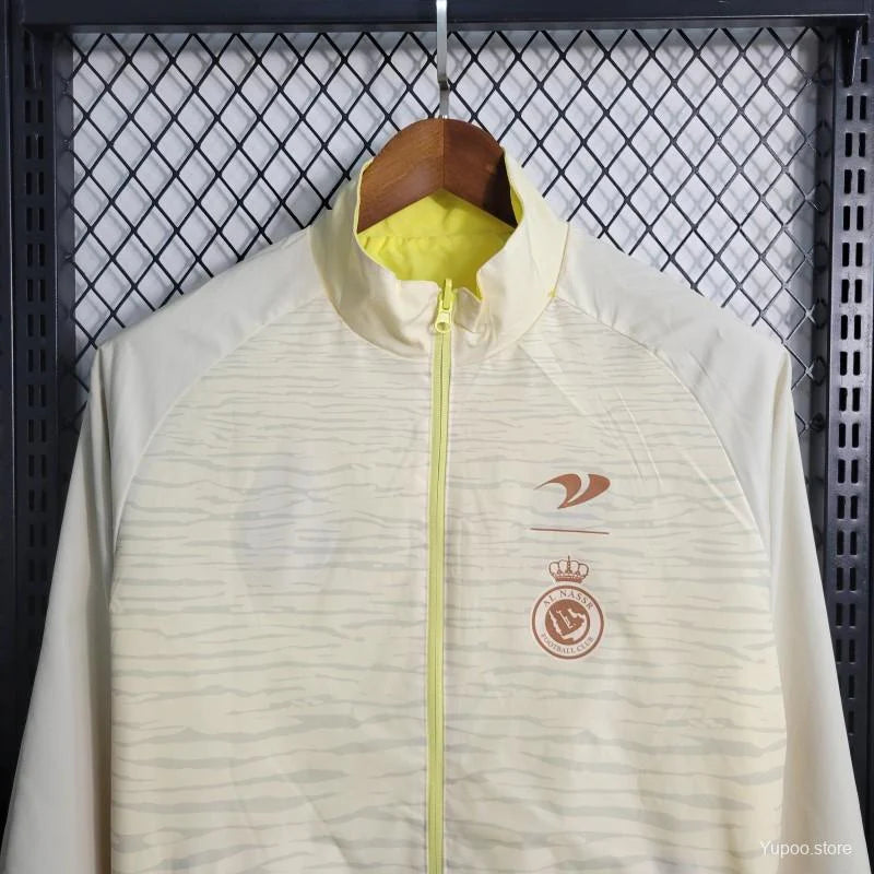 Veste réversible Al Nassr bleu/jaune beige 2023/24