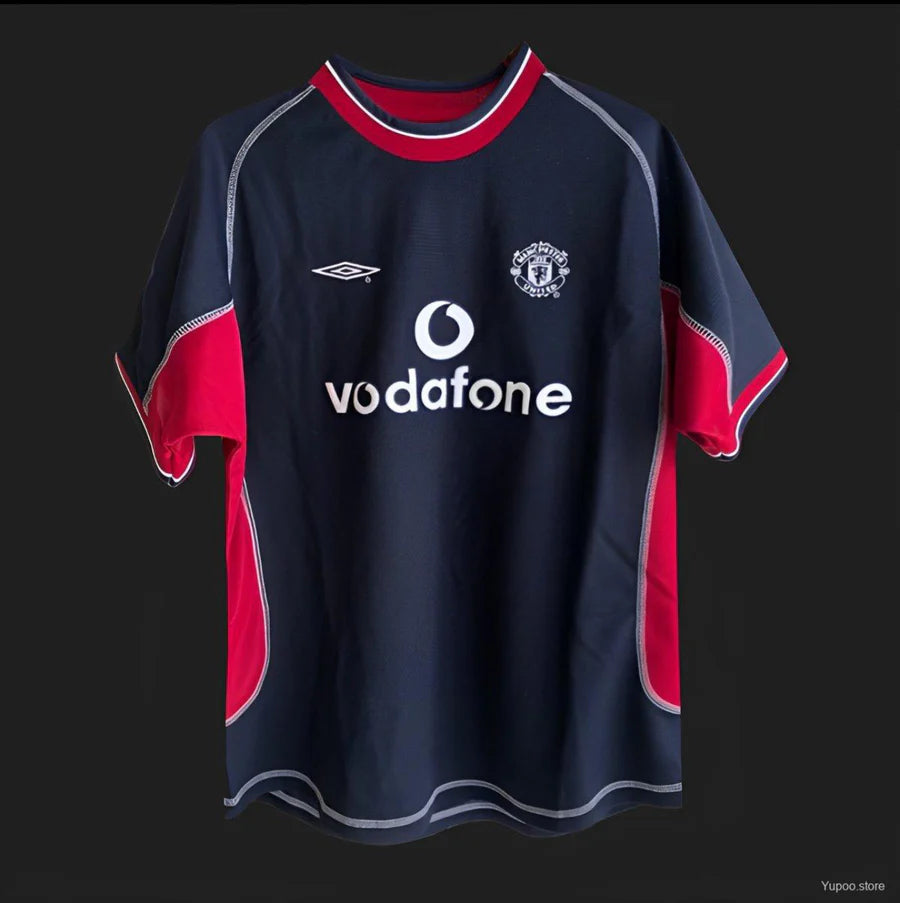 Maillot football Manchester United extérieur 2001/02