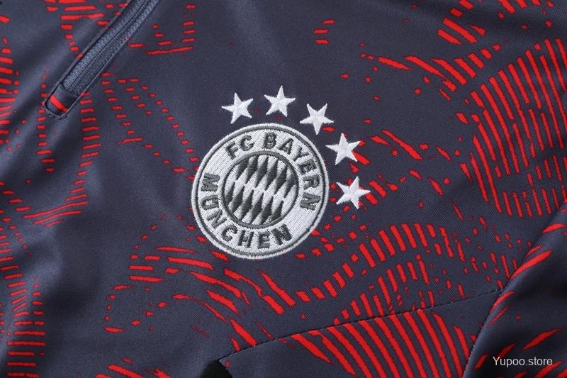 Survêtement Bayern Munich gris/rouge 2022/23