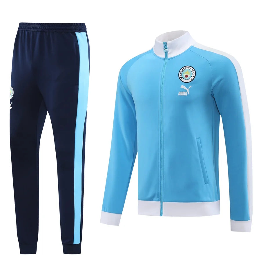 Survêtement Manchester City bleu/blanc 2023/24