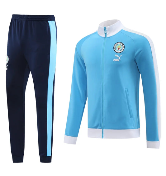 Survêtement Manchester City bleu/blanc 2023/24