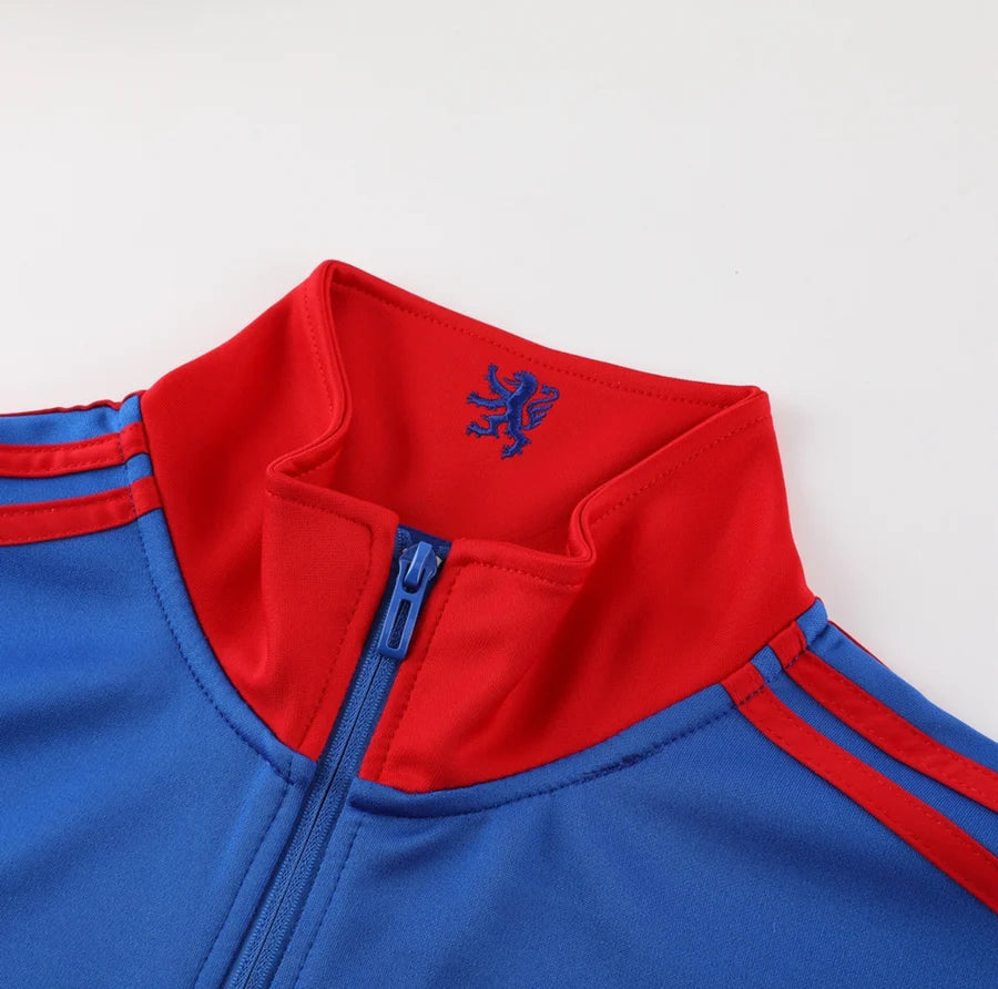 Survêtement OL Lyon bleu/rouge 2023/24