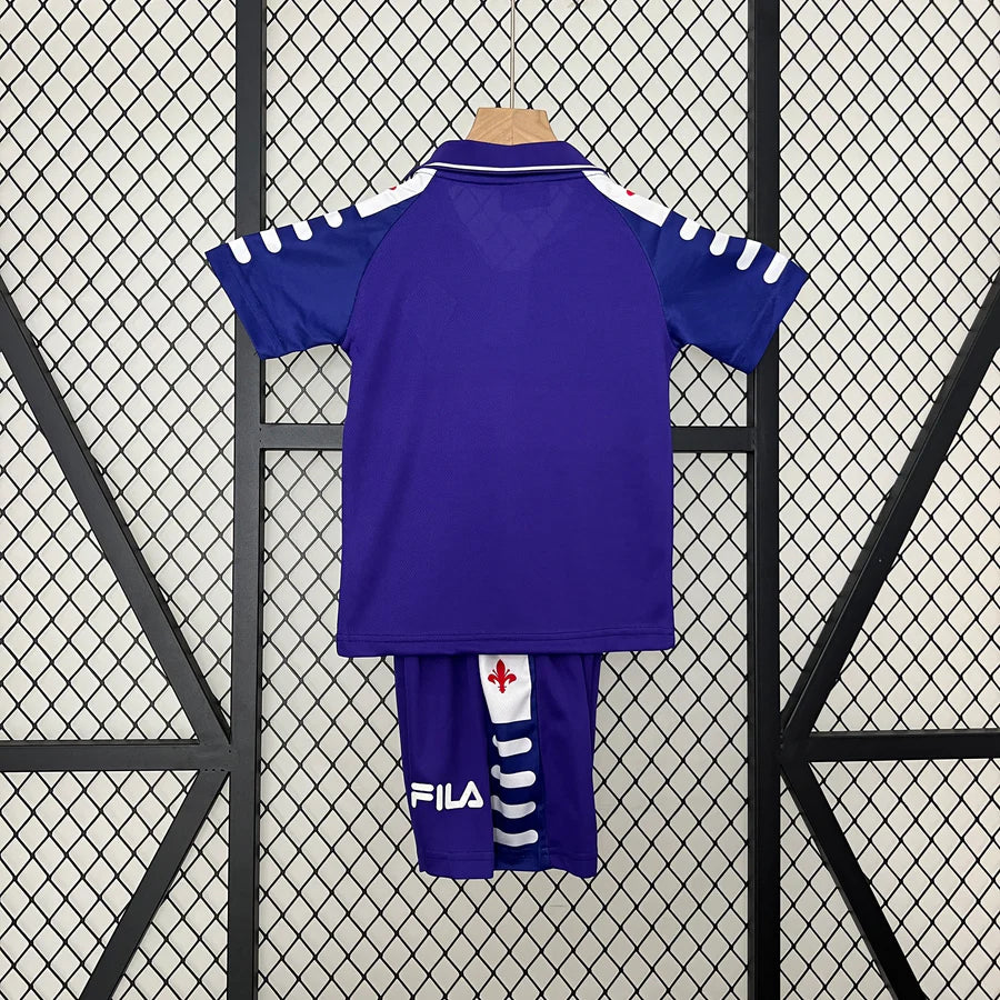 Kit ensemble football Fiorentina rétro extérieur 1998-Enfant