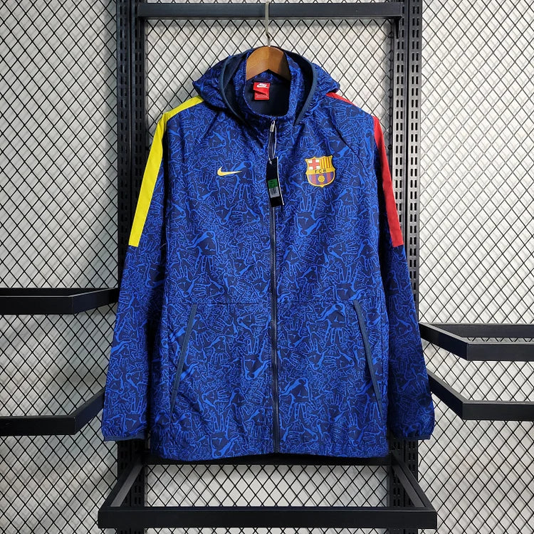 Veste coupe-vent FC Barcelone/Barcelona bleu 2024/25