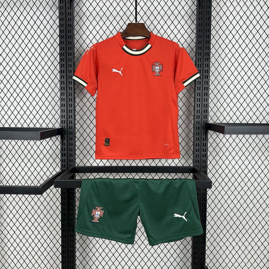 Maillot Domicile Portugal 2025-2026-Enfant