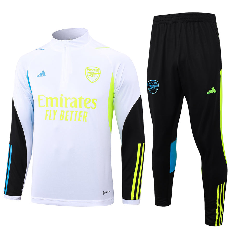 Survêtement Arsenal blanc/jaune 2023/24
