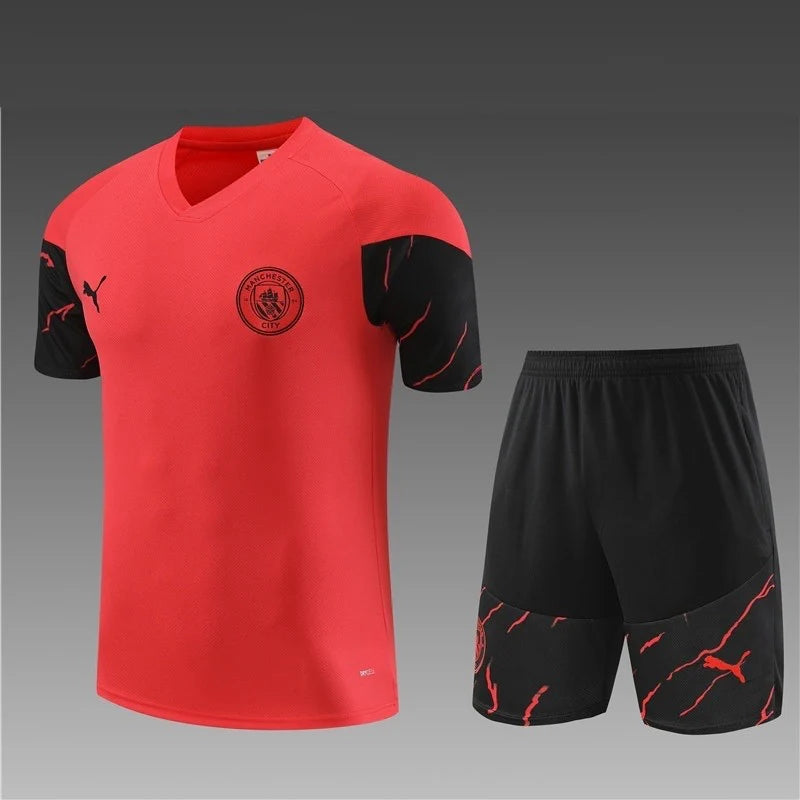 Kit Manchester City Training Rouge 2023/24