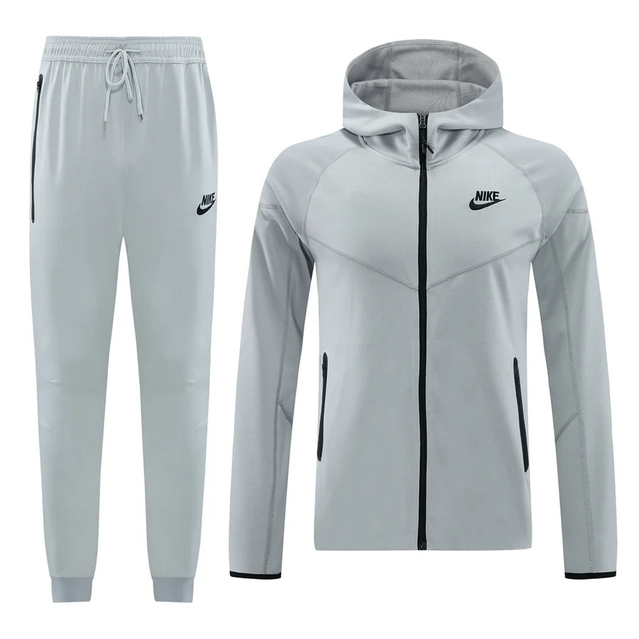 Survêtement jogging Nike ensemble capuche gris