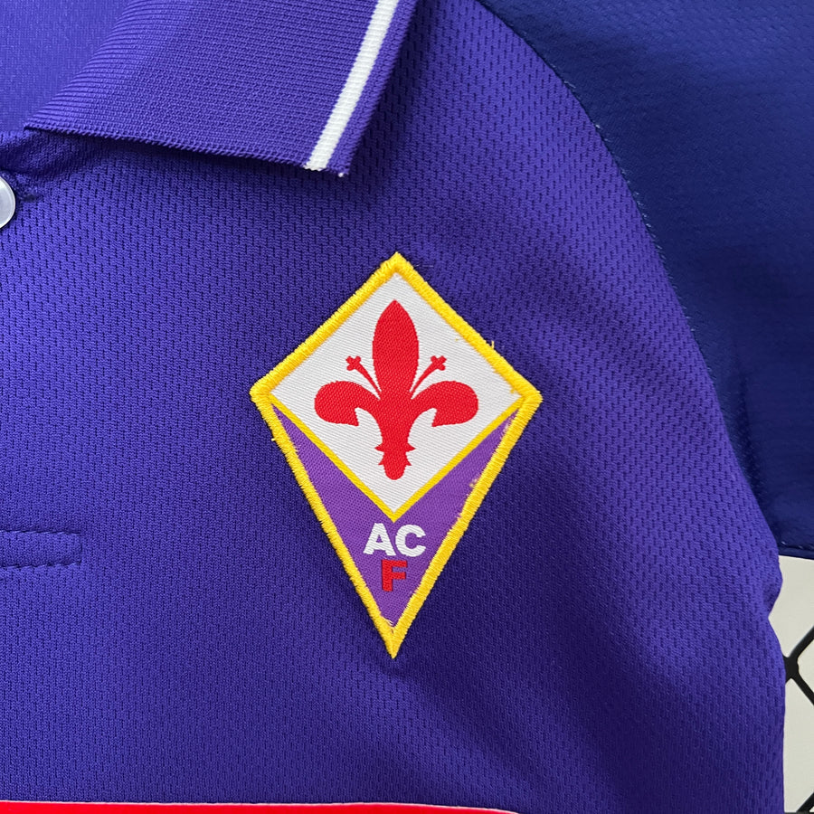 Kit ensemble football Fiorentina rétro extérieur 1998-Enfant