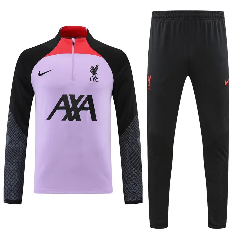 Survêtement Liverpool mauve/noir 2022/23