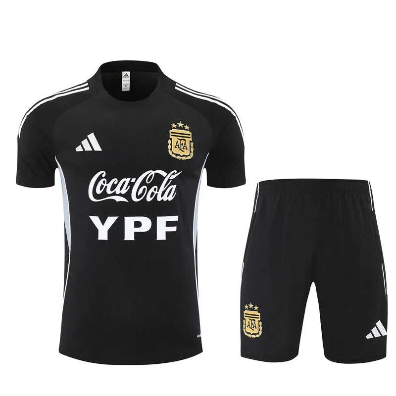Kit ensemble football Argentine/Argentina training noir 2025/26