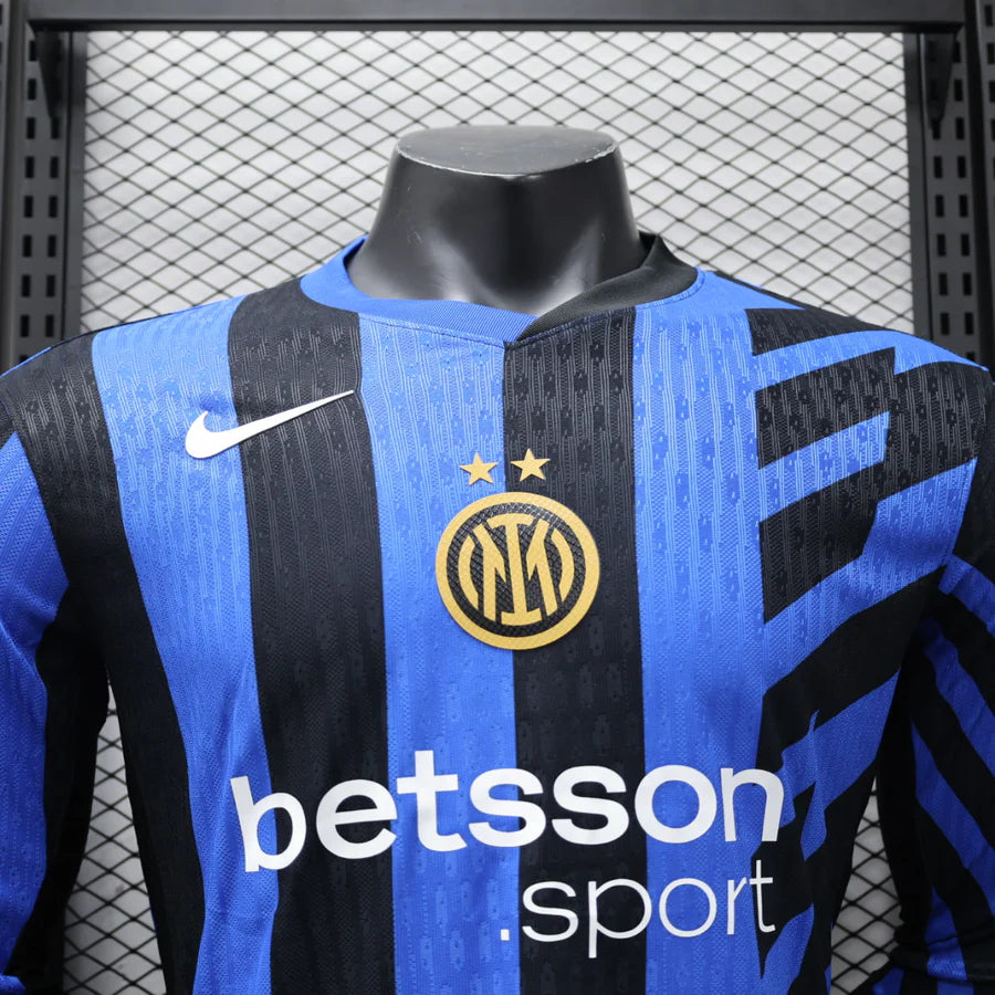 Maillot football Inter Milan domicile Player Version LS manches longues 2024/25