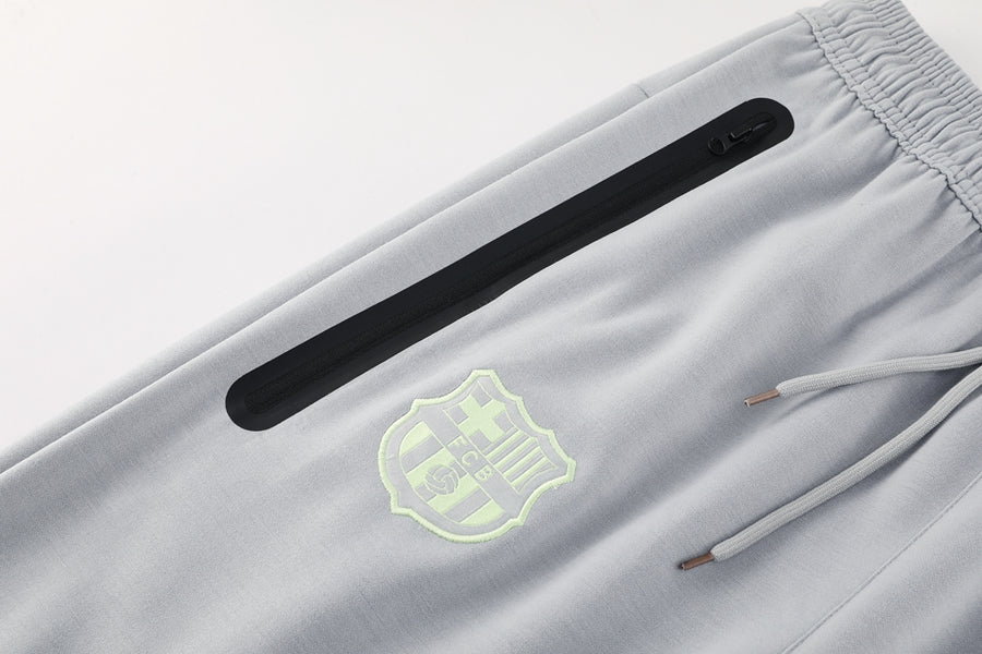 Survêtement football ensemble capuche gris FC Barcelone Barcelona 2025/26