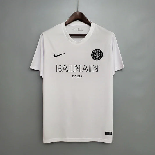 Maillot football PSG Paris Balmain blanc 2023/24