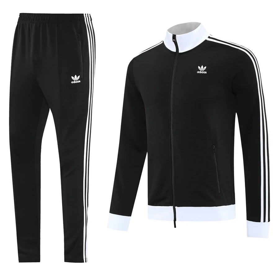 Survêtement jogging Adidas Originals ensemble noir & blanc