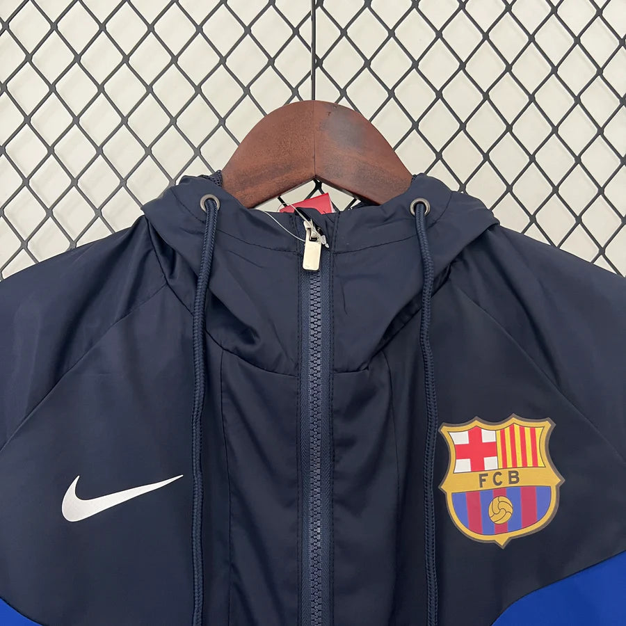 Veste coupe-vent FC Barcelone/Barcelona bleu 2024/25