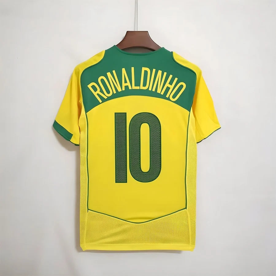 Maillot Bresil Brazil domicile 2004