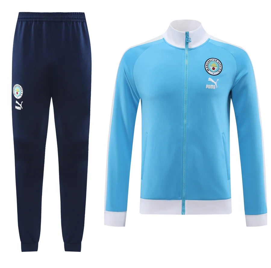Survêtement Manchester City bleu/blanc 2023/24