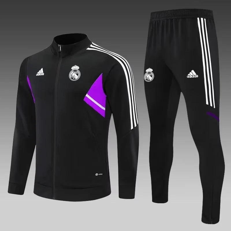 Survêtement Real Madrid noir/violet 2e 2022/23