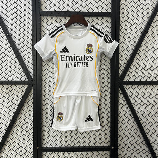 Real Madrid Maillot Domicile Ensemble 2025/26 – Enfant