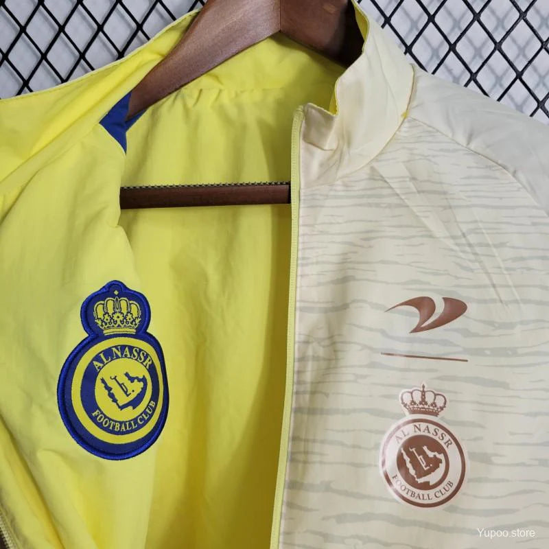 Veste réversible Al Nassr bleu/jaune beige 2023/24