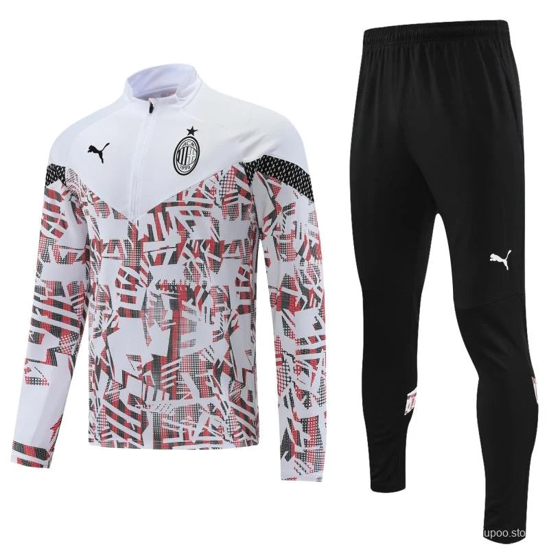 Survêtement Milan AC blanc/noir 2022/23