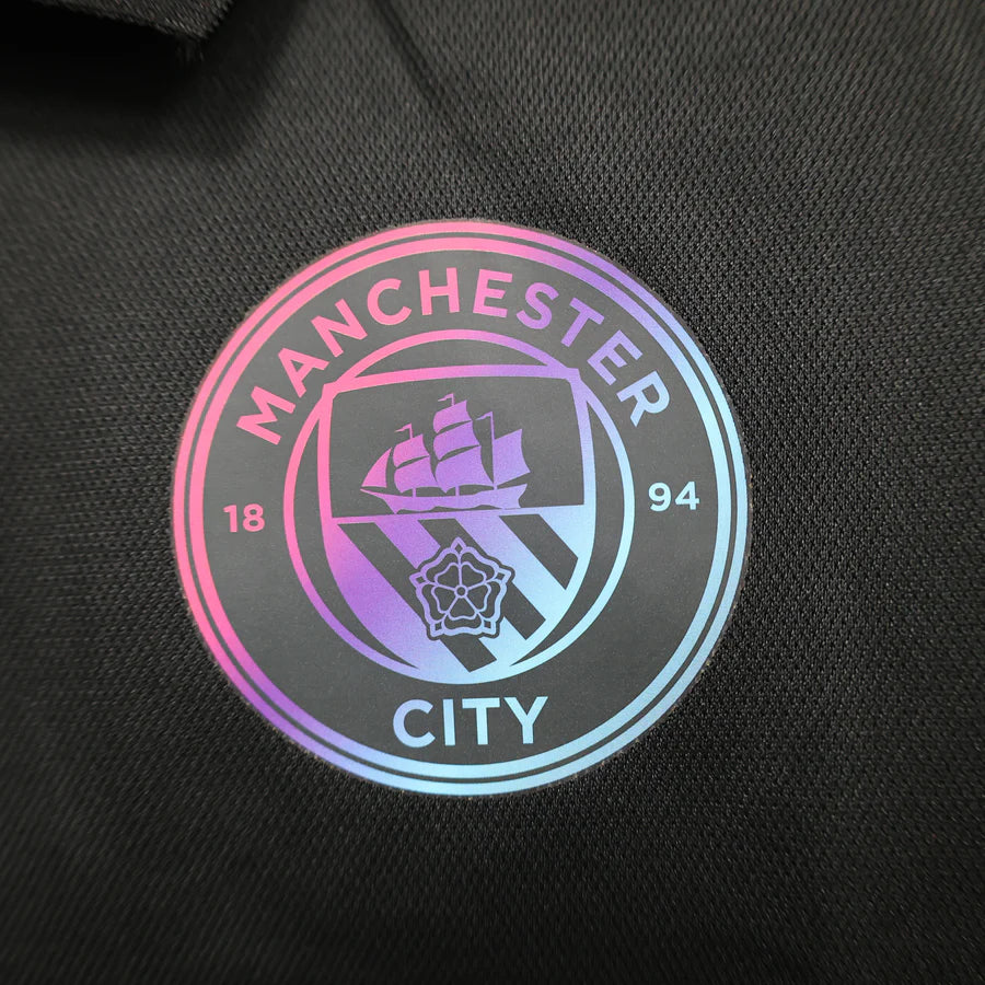 Polo Manchester City noir 2023/24