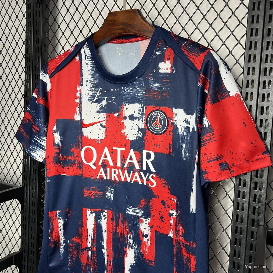 Maillot football PSG Paris pré-match 2024/25