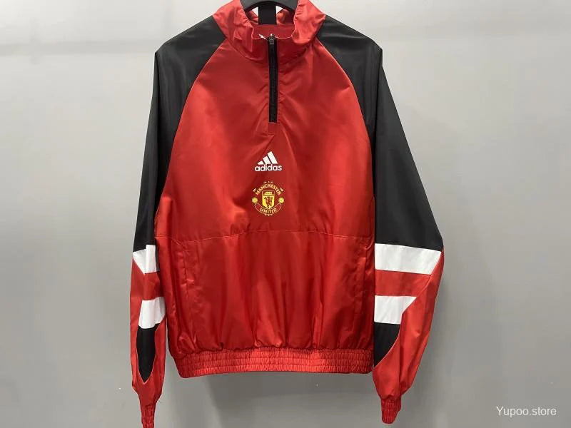 Veste coupe-vent Manchester United rouge 2023/24