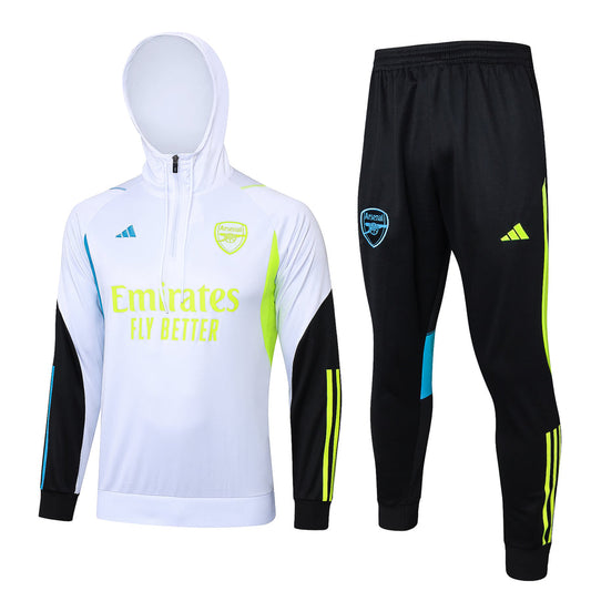 Survêtement Capuche Arsenal blanc 2023/24