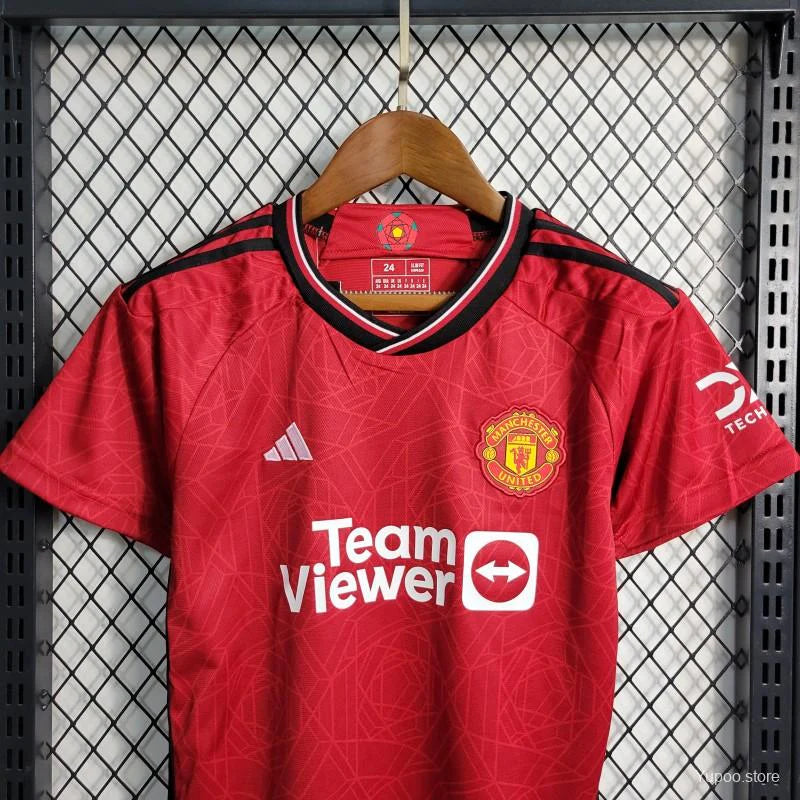 Kit ensemble football Manchester United domicile 2023/24