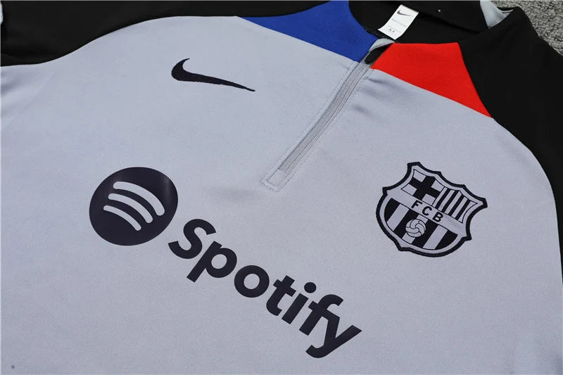Survêtement FC Barcelone Barcelona gris/noir 2022/23