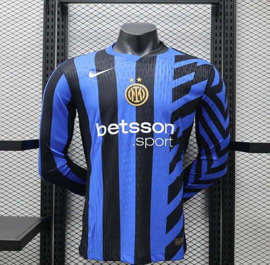 Maillot football Inter Milan domicile Player Version LS manches longues 2024/25