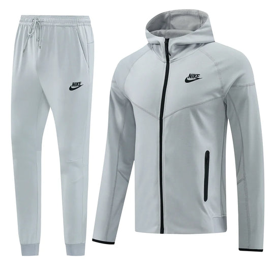 Survêtement jogging Nike ensemble capuche gris