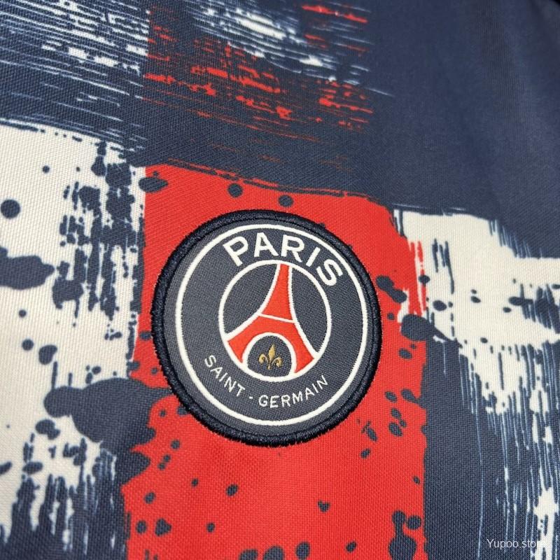 Maillot football PSG Paris pré-match 2024/25