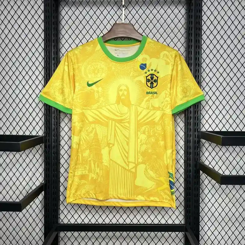 BRÉSIL MAILLOT ÉDITION SPÉCIALE JAUNE 2024/25