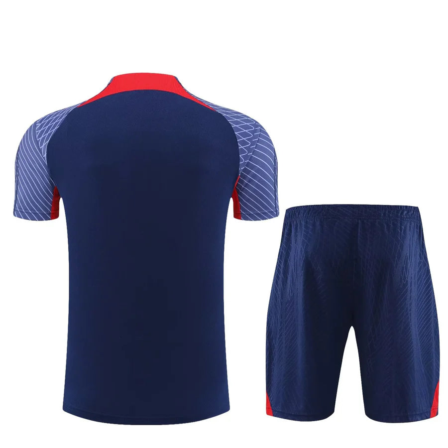 Kit PSG Paris training bleu/mauve 2023/24