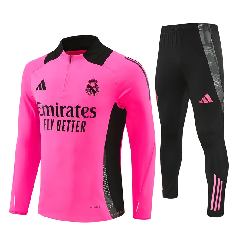Survêtement ensemble football Real Madrid jogging rose 2025/26